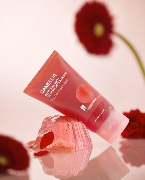 Очищающая гель-маска ROUND LAB Camellia Deep Collagen Jelly Mask Cleanser 150 ml с экстрактом камелии и коллагеном 2847713160 фото
