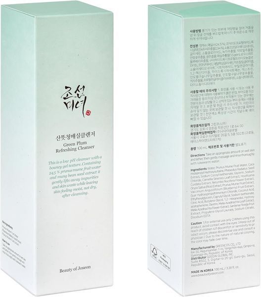 Освіжаючий гель для вмивання Beauty of Joseon Green Plum Refreshing Cleanser, 100 мл 2307862144 фото