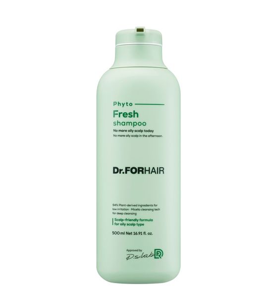 Dr.FORHAIR Phyto Fresh Shampoo, 500 мл - Мицеллярный шампунь для жирной кожи головы 1725925695 фото