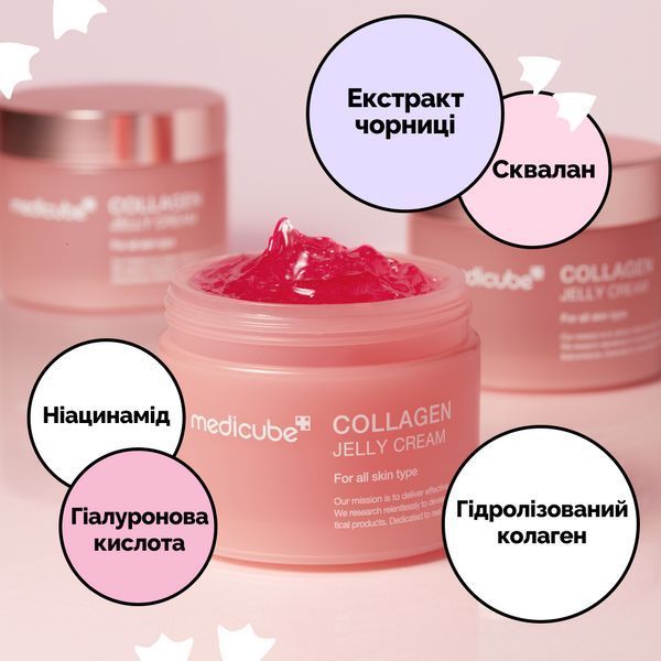 Увлажняющий гель-желе с коллагеном Medicube Collagen Jelly Cream 50 мл 2567331443 фото