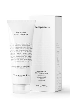 Transparent-Lab Time Reverse Beauty Sleep Mask - Нічна антивікова маска, 75 мл TL11 фото
