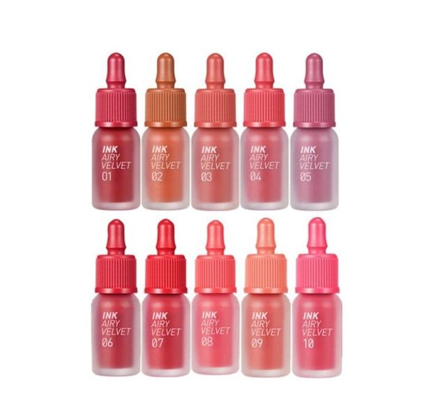 Peripera Ink Airy Velvet Tint #03 Cartoon Coral - Матовый тинт для губ 1732298893 фото