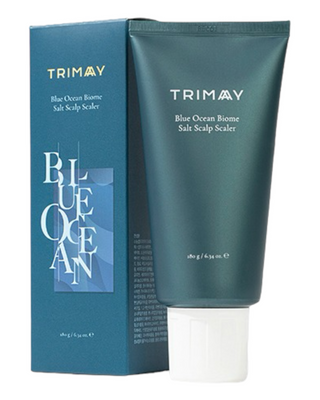 Пілінг для шкіри голови з морською сіллю та пробіотиками - Trimay Blue Ocean Biome Salt Scalp Scaler, 180 ml 000896 фото