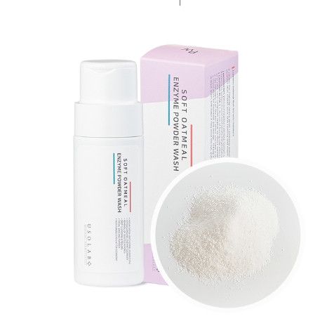 Usolab Soft Oatmeal Enzyme Powder Wash - М'яка ензимна пудра, 50 г USL01 фото