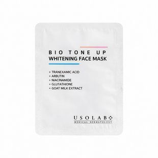 Тестер маски USOLAB Bio Tone Up Whitening Face Mask для осветления кожи лица и эффекта мгновенного сияния 5 ml 2968406415 фото