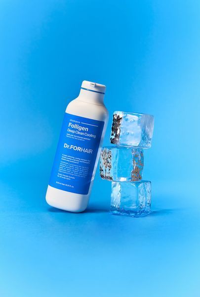 Глубокоочищающий шампунь Dr.Forhair Folligen Deep Clean Cooling Shampoo 500 мл с эффектом охлаждения 2545083155 фото