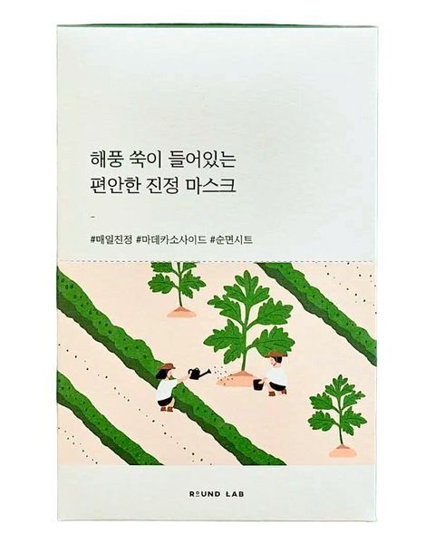 Успокаивающая тканевая маска ROUND LAB Mugwort Calming Mask Sheet 25 ml 2290795261 фото