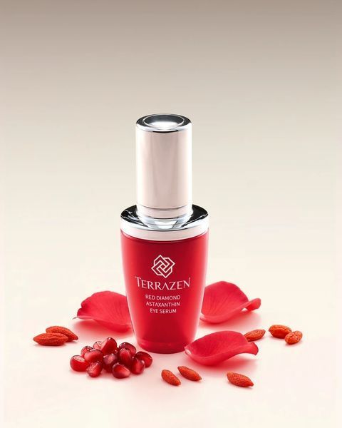 Сыворотка для ревитализации зоны вокруг глаз с астаксантином Terrazen Red Diamond Astaxanthin Eye Serum 30 мл 2918235072 фото