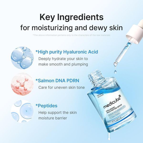 Мультипептидная сыворотка с гиалуроновой кислотой Medicube Hyaluronic Multi Peptide Serum 30 мл 2868497602 фото