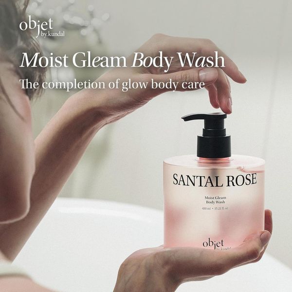 Гель для душу Objet by Kundal Moist Gleam Body Wash Santal Rose 450ml 3072593259 фото