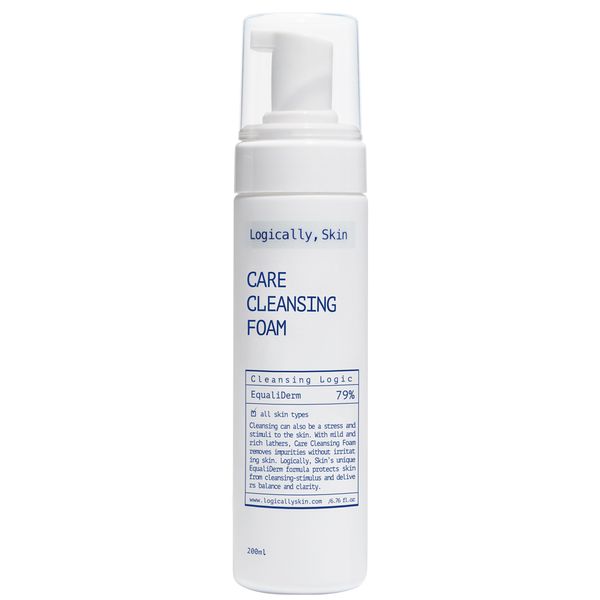 Мягкая очищающая пенка для умывания Logically, Skin Care Cleansing Foam, 200 ml 000341 фото