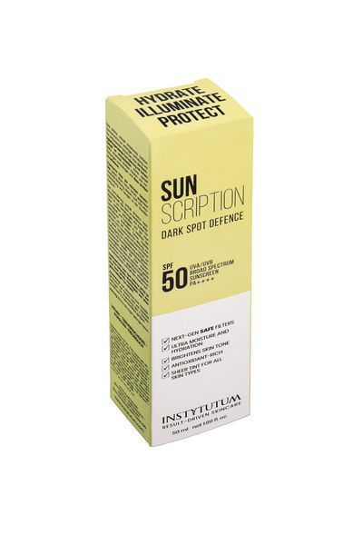 Travel size Сонцезахисний крем освітлюючий INSTYTUTUM SUNSCRIPTION Dark Spot Defence SPF50 10 мл 2524435674 фото