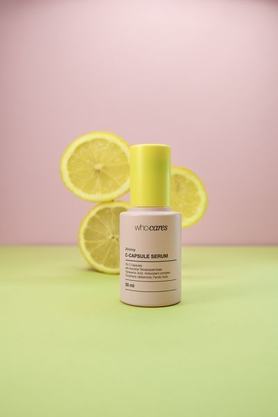 Мультивітамінна сироватка з інкапсульованим вітаміном С whocares Shining C-Capsule Serum 30 ml 2919338520 фото