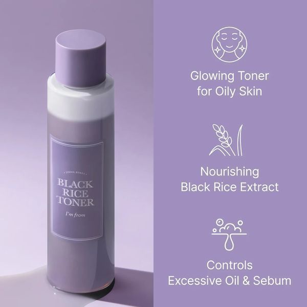 Тонер з чорним рисом I'M FROM Black Rice Toner 30 мл 2899602509 фото