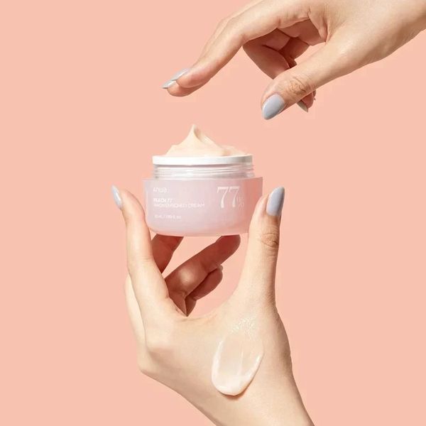 Пом'якшуючий крем для обличчя ANUA Peach 77% Niacin Enriched Cream 50 мл з екстрактом персика та ніацинамідом 2594124182 фото