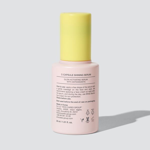 Мультивітамінна сироватка з інкапсульованим вітаміном С whocares Shining C-Capsule Serum 30 ml 2919338520 фото