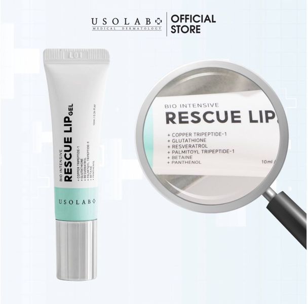 Usolab Bio Intensive Rescue Lip Gel - Гель-сыворотка для губ с омолаживающими и восстанавливающими свойствами, 10 мл 000398 фото