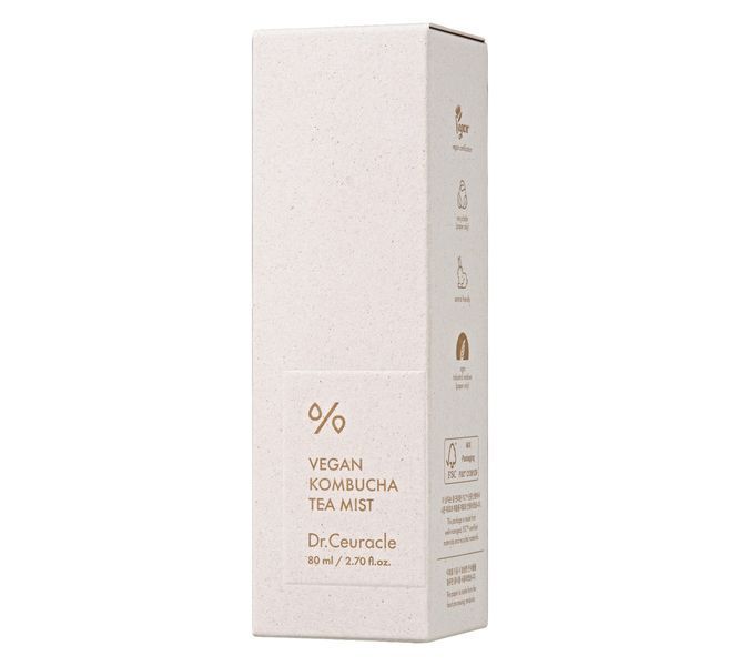 Мист-спрей с экстрактом комбучи и черного чая Dr.Ceuracle Vegan Kombucha Tea Mist 80 мл 2825799730 фото