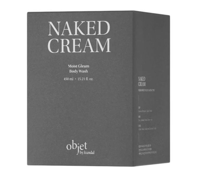 Гель для душа Objet by Kundal Moist Gleam Body Wash Naked Cream 450ml 3072597713 фото