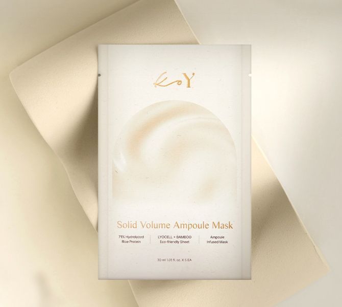 Протеїнова маска для обличчя Koy Solid Volume Ampoule Mask 5 шт. &times; 30 мл 2988486858 фото