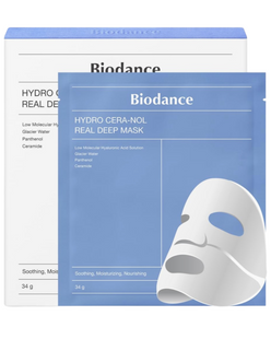 Biodance Нічна гідрогелева маска з керамідами та пантенолом Hydro Cera-Nol Real Deep Sheet Mask 005977 фото