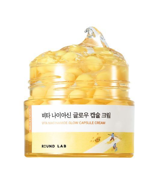 Осветляющий крем с капсулами ROUND LAB Vita Niacinamide Glow Capsule Cream 50 ml 2847859440 фото