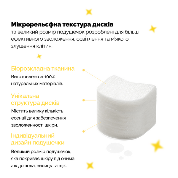 Зволожувальні тонер-педи для сяйва шкіри Needly Vita C Glow Jelly Pad, 60 шт 000385 фото