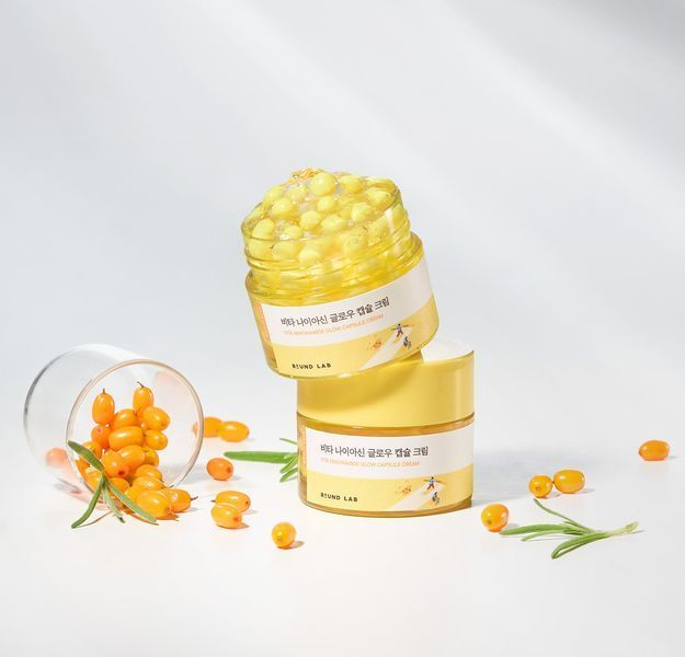Осветляющий крем с капсулами ROUND LAB Vita Niacinamide Glow Capsule Cream 50 ml 2847859440 фото