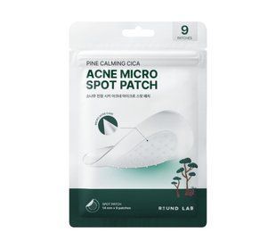 Микроголковые патчи от прыщей ROUND LAB Pine Calming Cica Acne Micro Spot Patch 9 шт 2902629264 фото
