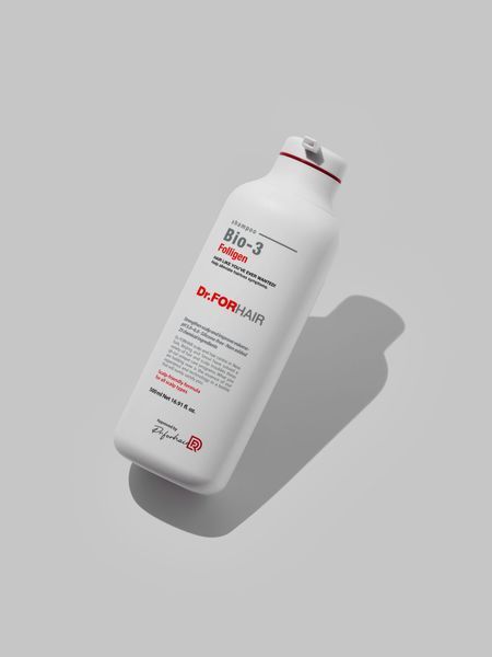 Dr.FORHAIR Восстанавливающий шампунь против выпадения со стволовыми клетками Folligen BIO 3 Shampoo 500 ml 1982919261 фото