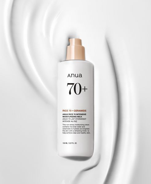 Інтенсивно зволожуюче молочко ANUA Rice 70 Intensive Moisturizing Milk 150 мл з рисом і ніацинамідом 2594155483 фото