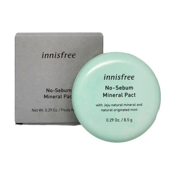 Безбарвна компактна пудра для матування Innisfree No Sebum Mineral pact 1341301362 фото