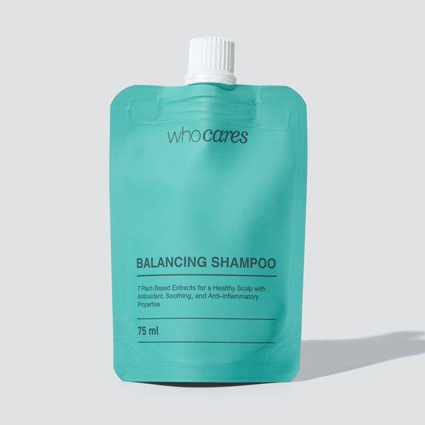 Тревел-пак шампуню безсульфатного WhoCares Balancing Shampoo 75 ml 2919416685 фото