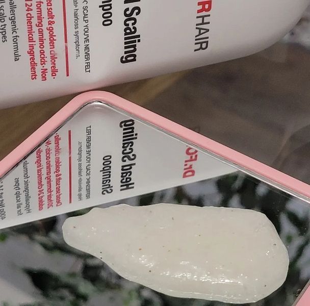 Dr.FORHAIR Head Scaling Shampoo - Шампунь с частицами соли для глубокой очистки кожи головы, 400 мл 1727032950 фото