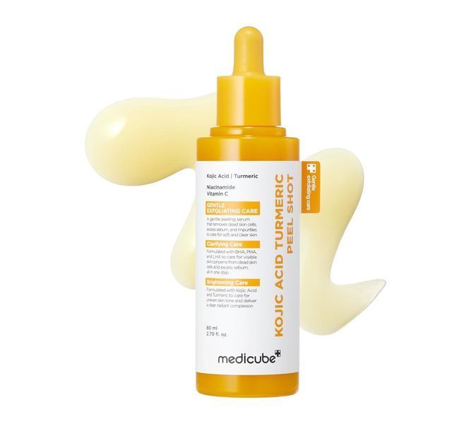Освітлювальний пілінг-скатка Medicube Kojic Acid Turmeric Peel Shot 80 мл з койєвою кислотою та куркумою 3095084855 фото