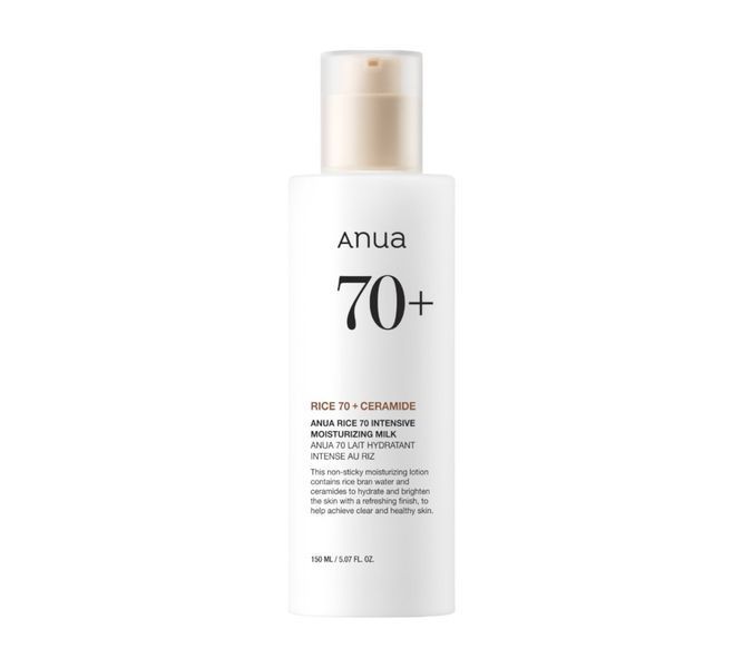 Інтенсивно зволожуюче молочко ANUA Rice 70 Intensive Moisturizing Milk 150 мл з рисом і ніацинамідом 2594155483 фото