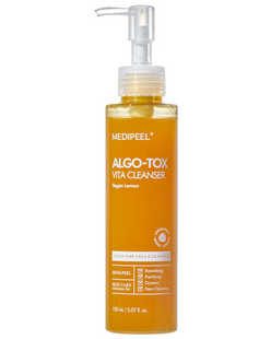 Освежающий гель для очищения кожи с эффектом детокса MEDIPEEL Algo-Tox Vita Cleanser Vegan Lemon 150 ml 2161909433 фото
