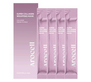 Маска-пленка с коллагеном Arocell Super Collagen Wrapping Mask 5 г &times; 4 шт. для увлажнения и лифтинга 2905985227 фото