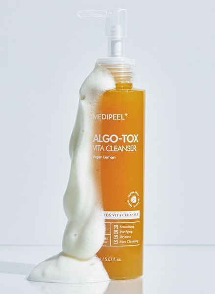 Освежающий гель для очищения кожи с эффектом детокса MEDIPEEL Algo-Tox Vita Cleanser Vegan Lemon 150 ml 2161909433 фото