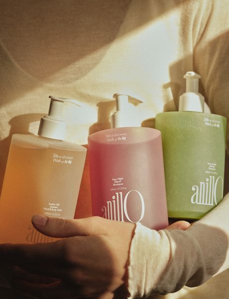 ANILLO Відновлюючий шампунь для волосся Rosy Night Repair Shampoo 450 мл 2479376498 фото