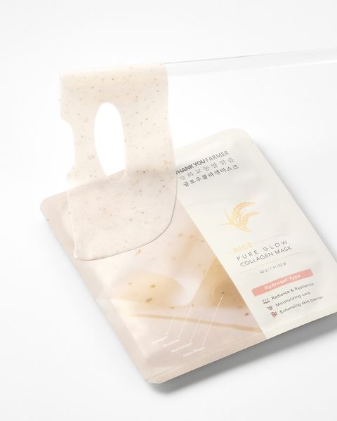 Гелевая маска с экстрактом риса THANK YOU FARMER Rice Pure Glow Collagen Mask 40 g 2847896891 фото