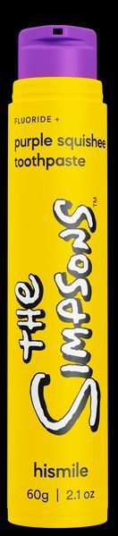 Зубна паста з фруктовим ароматом Hismile The Simpsons Purple Squishee Toothpaste 60g 2849184406 фото