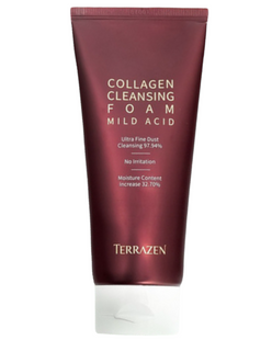 Очищающая пенка с коллагеном и увлажняющим комплексом - Terrazen Collagen Cleansing Foam Mild Acid 000547 фото