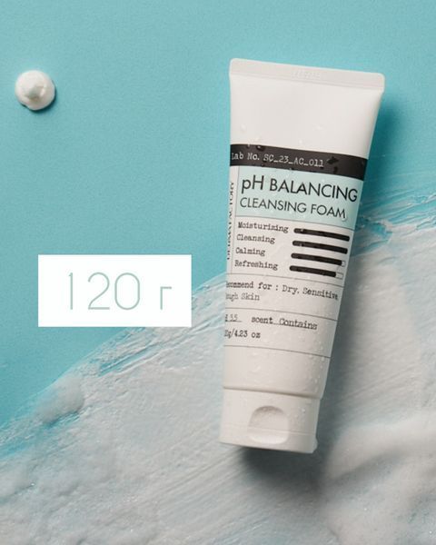 Derma Factory pH Balancing Cleansing Foam - Слабокислотная очищающая пенка с пантенолом 1884752656 фото