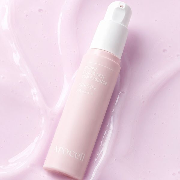 Солнцезащитная эссенция для лица Arocell Super Collagen Sun Essence SPF50+ PA++++ 30 мл с коллагеном 3170768444 фото