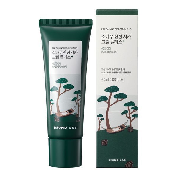 Успокаивающий крем против постакне ROUND LAB Pine Calming Cica Cream Plus 60 ml 2782737865 фото