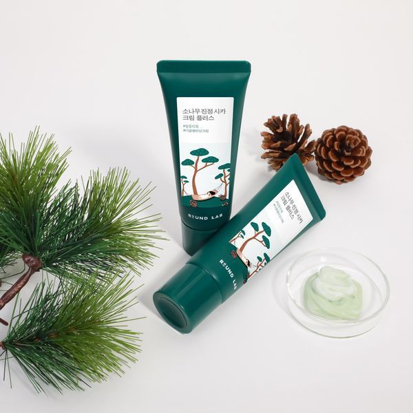 Успокаивающий крем против постакне ROUND LAB Pine Calming Cica Cream Plus 60 ml 2782737865 фото