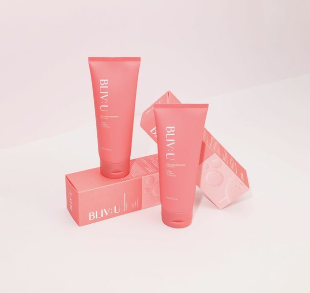 Пінка для умивання з колагеном BLIV:U Collagen Bouncing Cleanser 200 ml 2351590606 фото