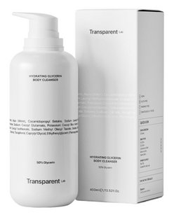 Средство для очищения тела с глицерином Transparent Lab Hydrating Glycerin Body Cleanser 400 ml 006968 фото