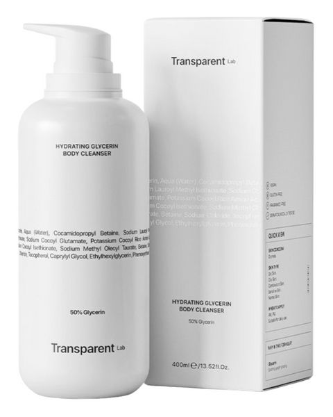 Засіб для очищення тіла з гліцерином Transparent Lab Hydrating Glycerin Body Cleanser 400 ml 006968 фото